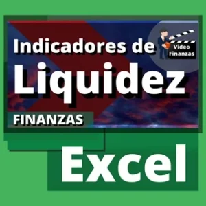 Indicadores de liquidez ejemplo en Excel