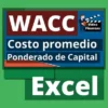 WACC Costo de Capital Promedio Ponderado ejemplo en Excel para descargar